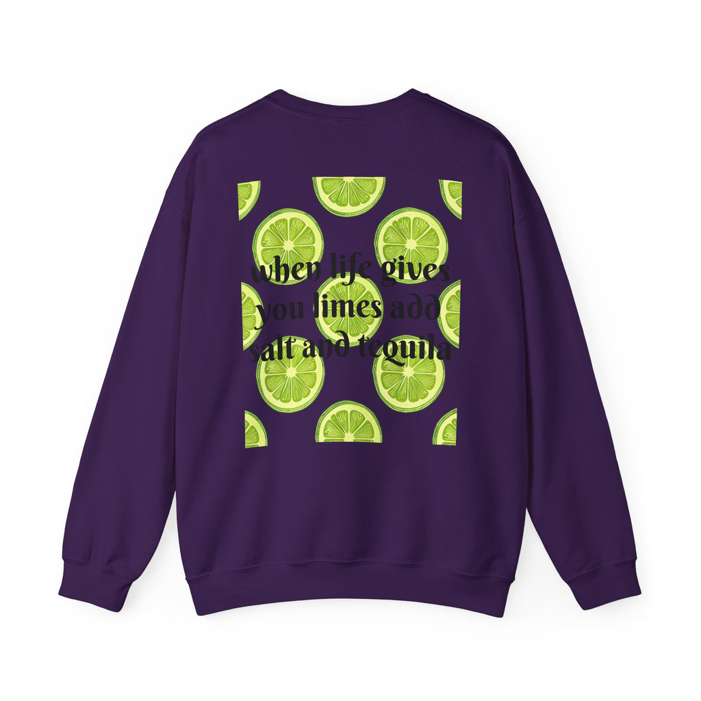 Crewneck Sweatshirt — Margarita Cocktail Graphic