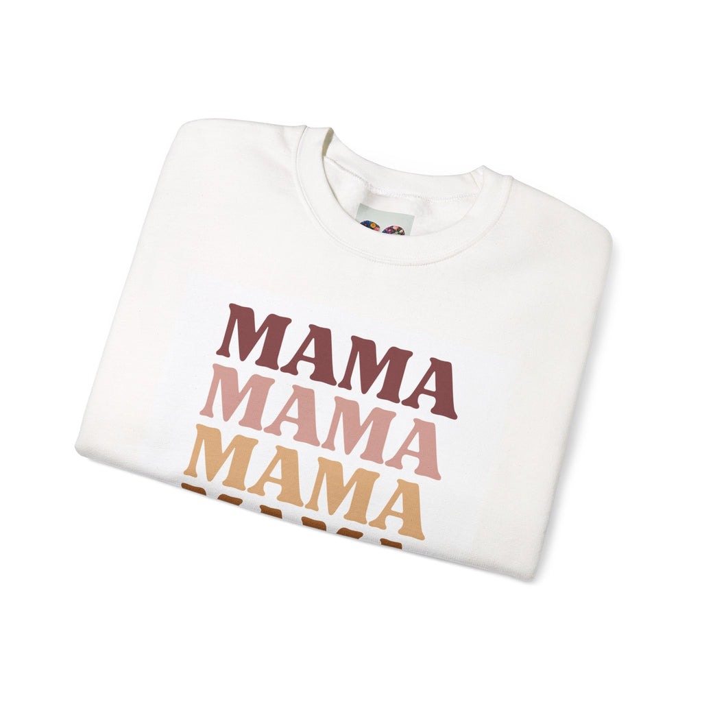 Mama Retro Stack Sweatshirt – Vintage Mom Crewneck, Mother's Day Gift