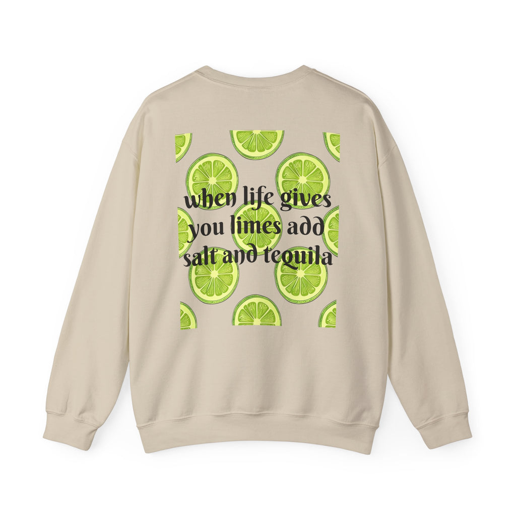 Crewneck Sweatshirt — Margarita Cocktail Graphic