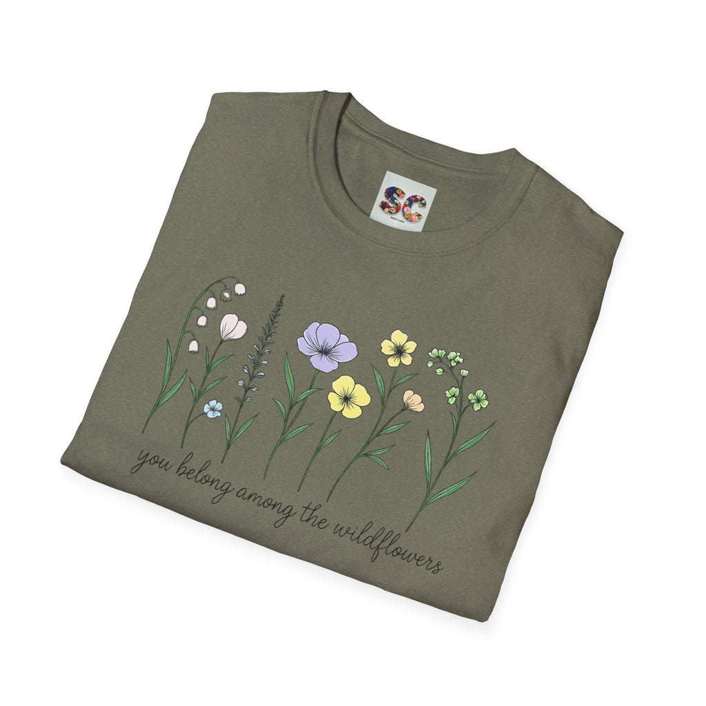 Wildflower Garden T‑Shirt — "You Belong Among the Wildflowers" Floral Tee