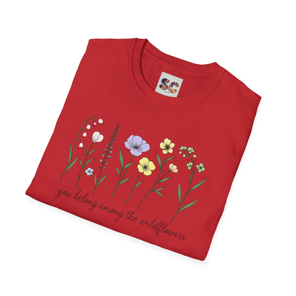 Wildflower Garden T‑Shirt — "You Belong Among the Wildflowers" Floral Tee