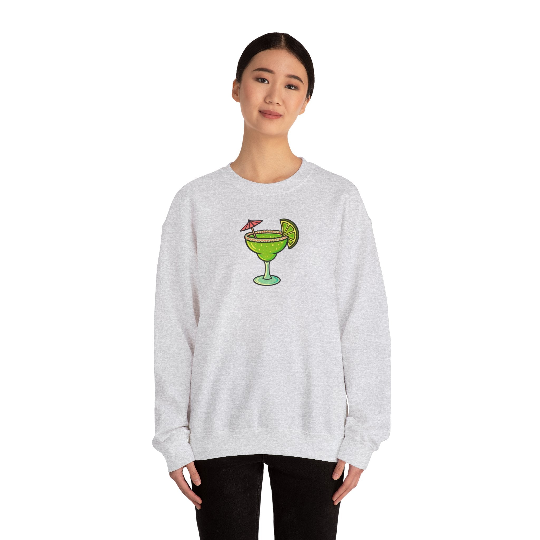 Crewneck Sweatshirt — Margarita Cocktail Graphic