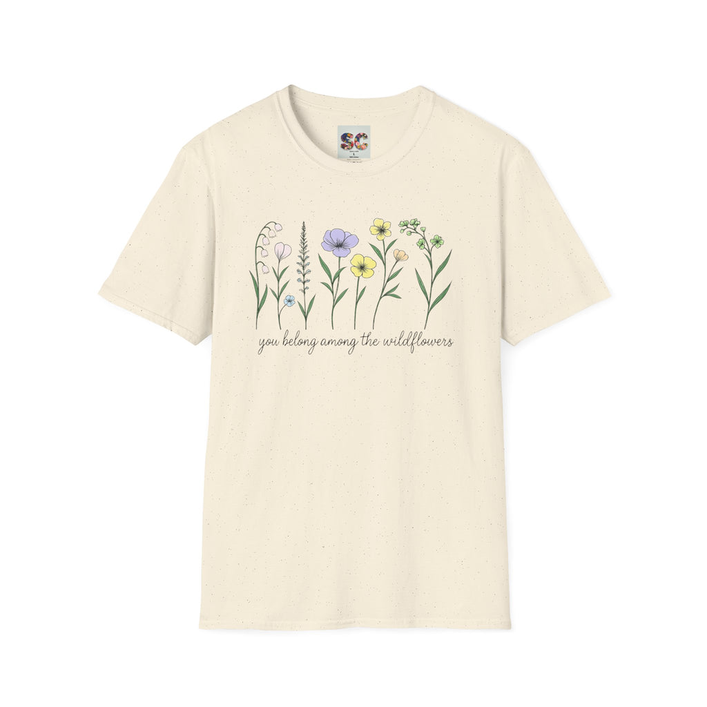 Wildflower Garden T‑Shirt — "You Belong Among the Wildflowers" Floral Tee