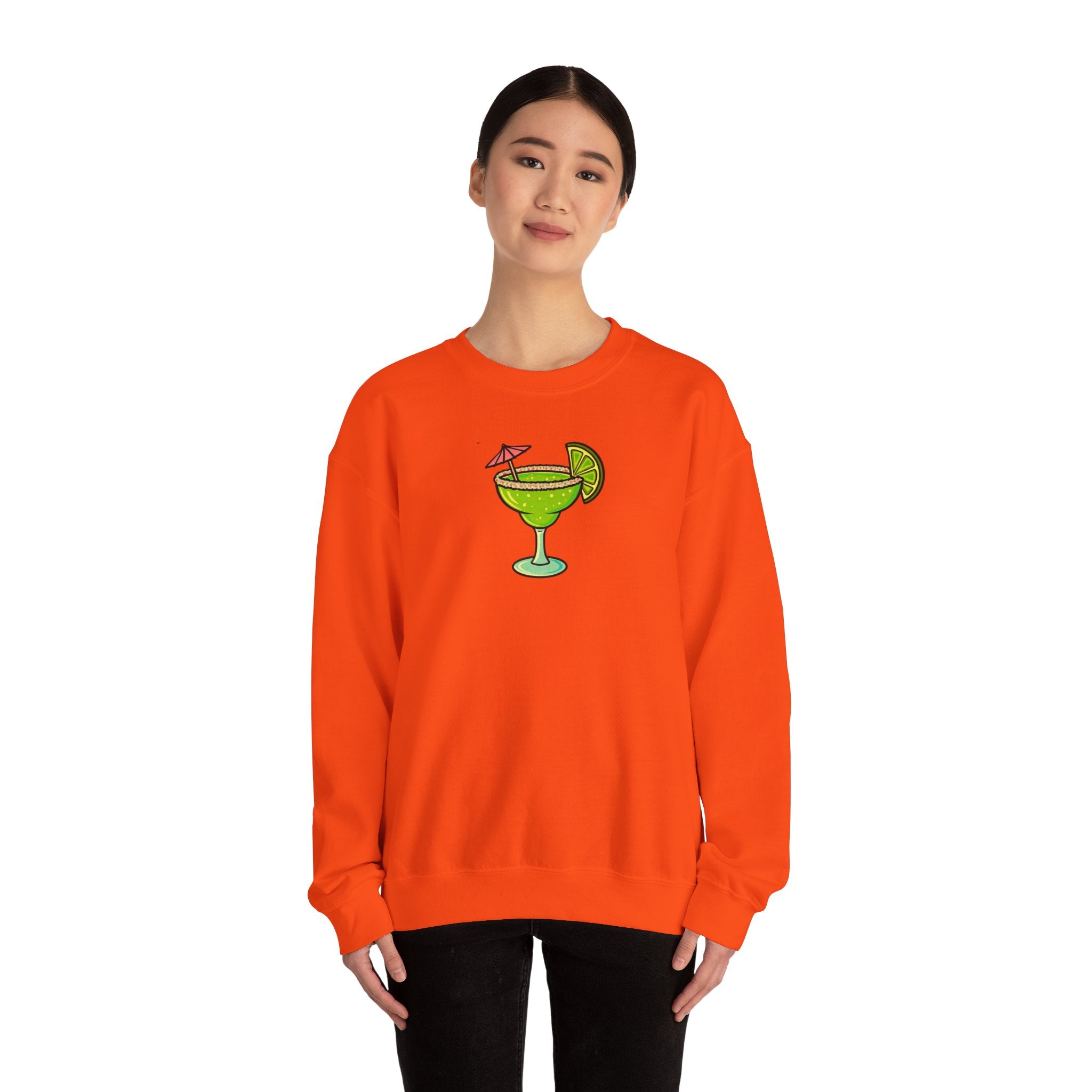 Crewneck Sweatshirt — Margarita Cocktail Graphic